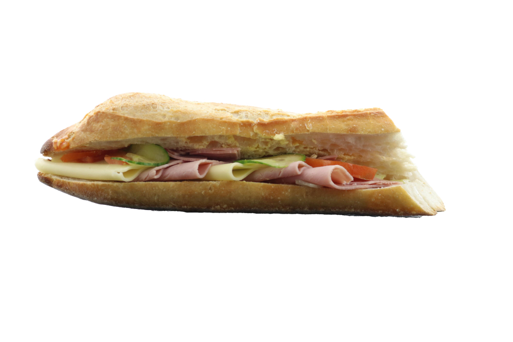 Sandwich Pain Blanc : Jambon blanc - Fromage